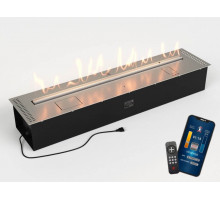 Автоматический биокамин Lux Fire Smart Flame 1200 RC INOX